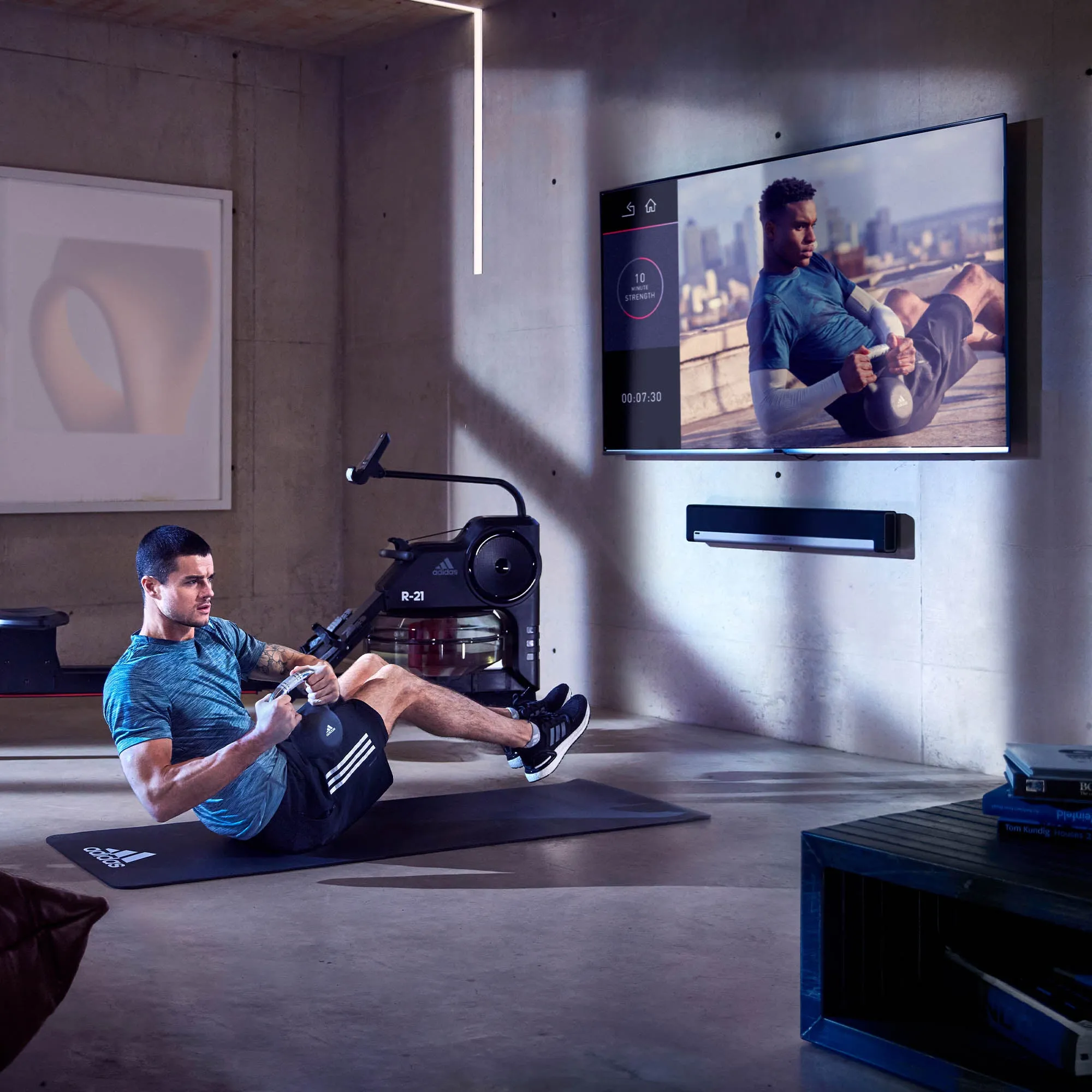 adidas R-21 Water Rower (Bluetooth)