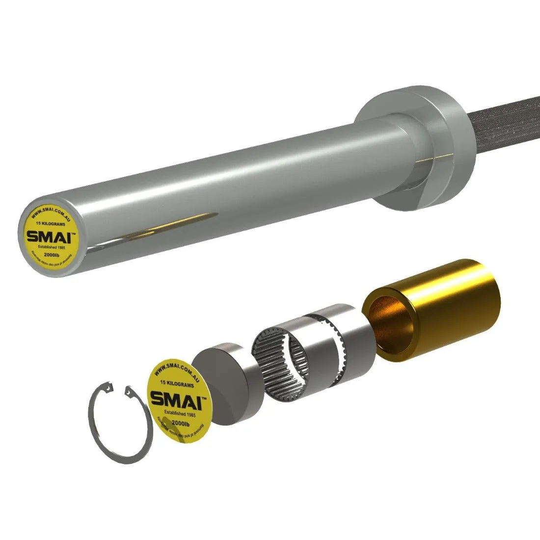 Barbell (Bearing) - 15kg Smai
