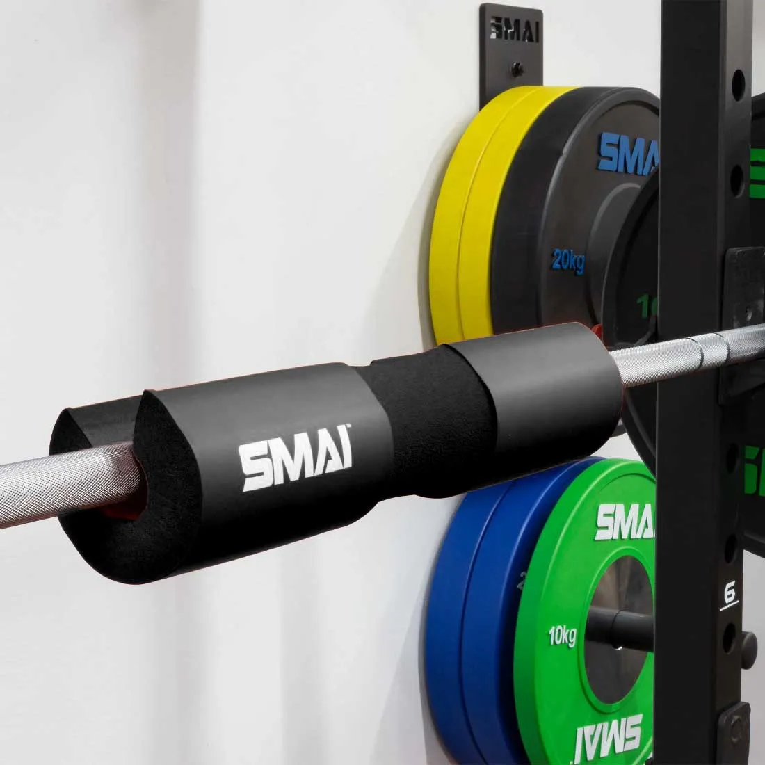 Barbell Pad / Hip Thruster Pad - Black Foam Smai