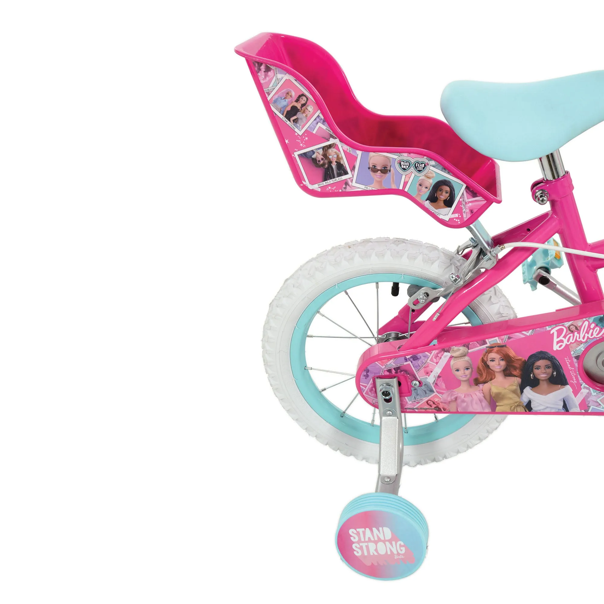 Barbie 14" Wheel Size Kids Beginner Bike