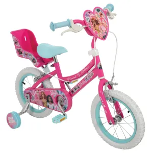 Barbie 14" Wheel Size Kids Beginner Bike