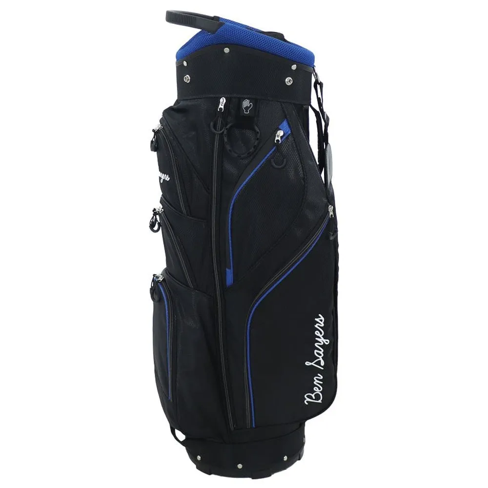 Ben Sayers DLX Cart Bag - Black/Blue
