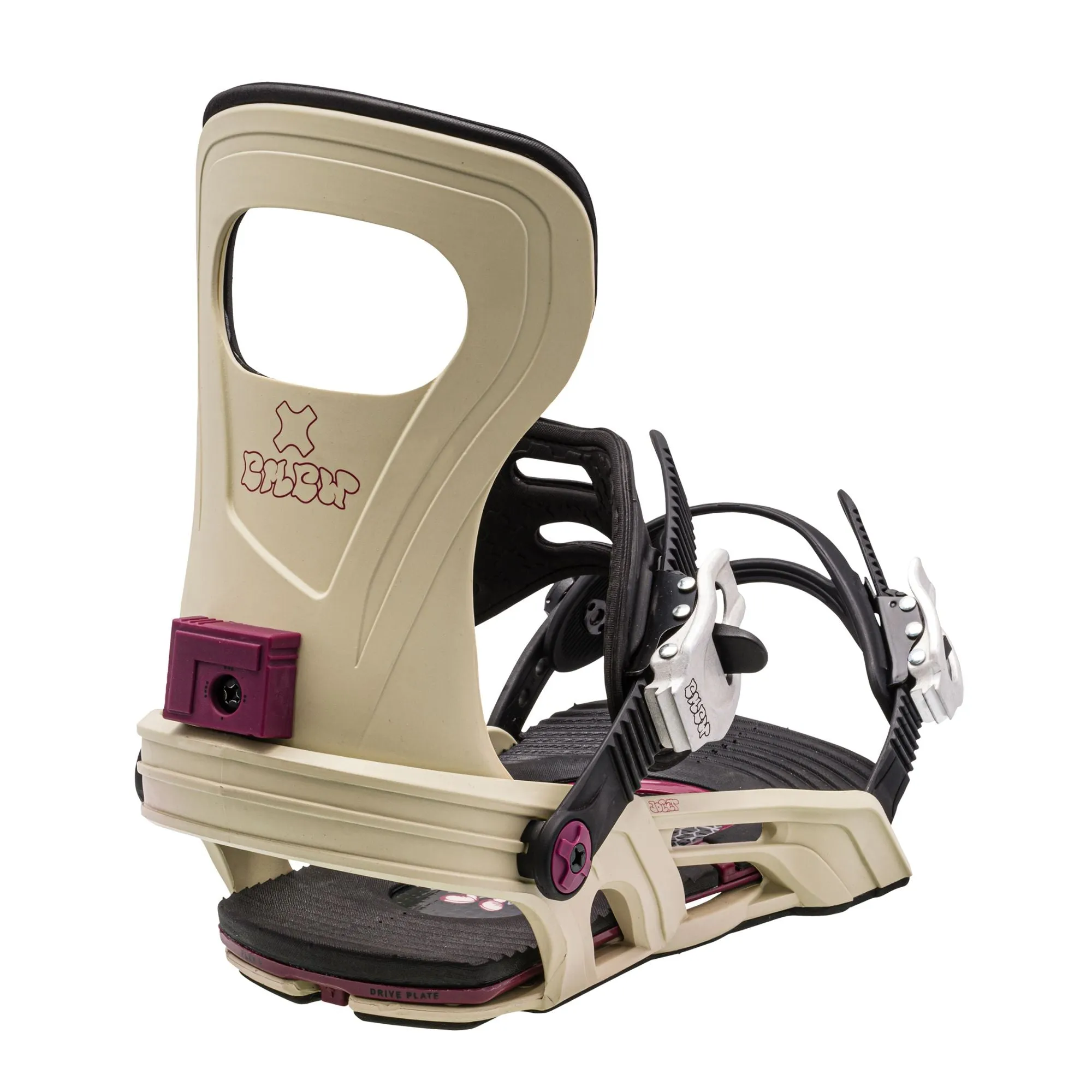 Bent Metal Joint Snowboard Bindings