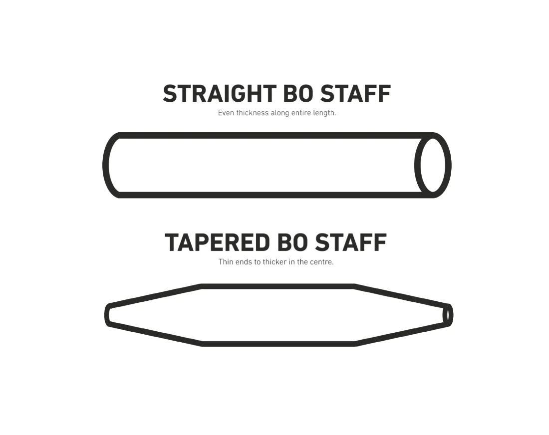 Bo Staff - Demo Spiral 4ft 5ft 6ft Smai