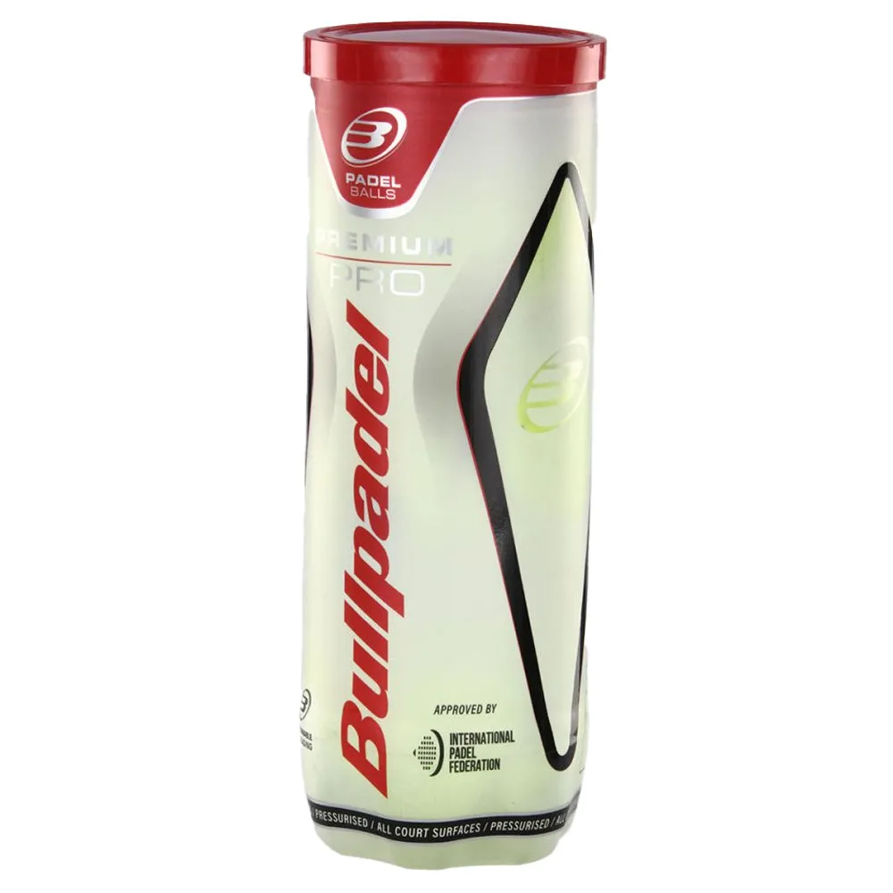Bullpadel Premium Pro Padel Balls - 1 Dozen