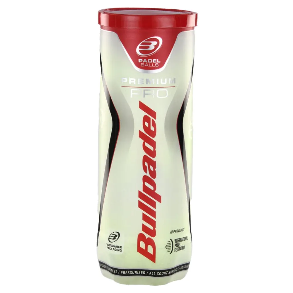 Bullpadel Premium Pro Padel Balls - 1 Dozen