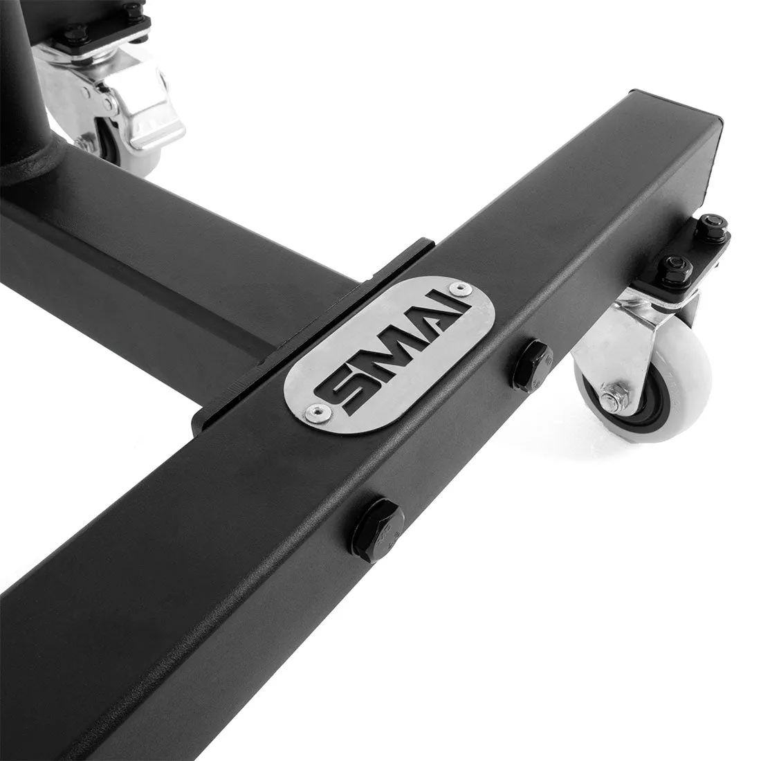 Bumper Plate Storage Stacker with Wheels Smai