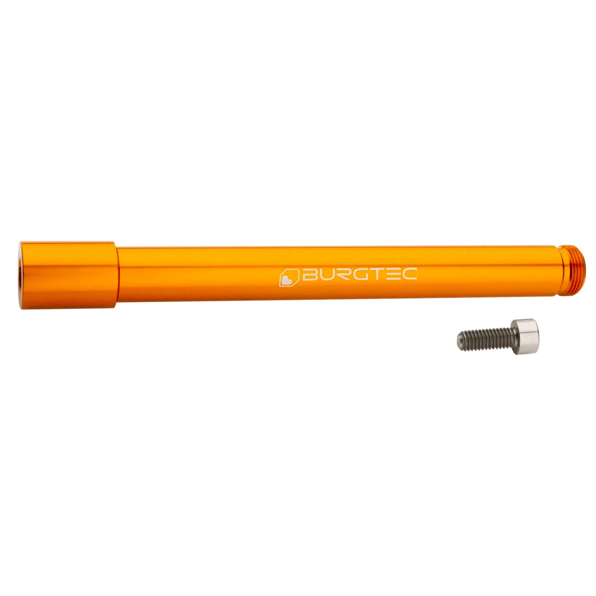 Burgtec hlins Boost Fork Axle Iron Bro Orange