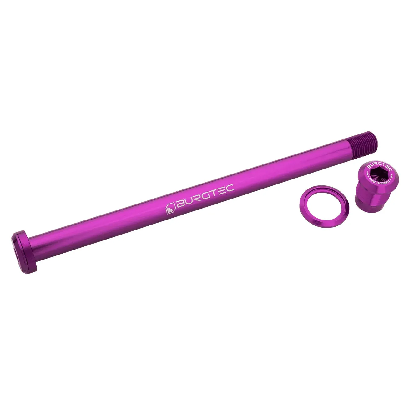 Burgtec Pivot 185.3mm UDH Rear Axle Purple Rain