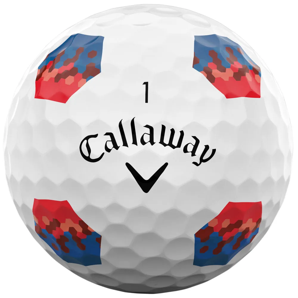 Callaway Chrome Soft TruTrack Golf Balls - White - 12 Pack