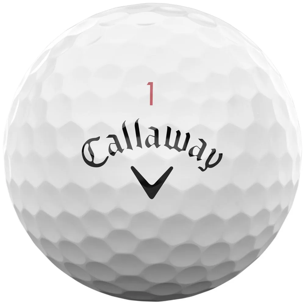 Callaway Chrome Tour Golf Balls - White - 12 Pack