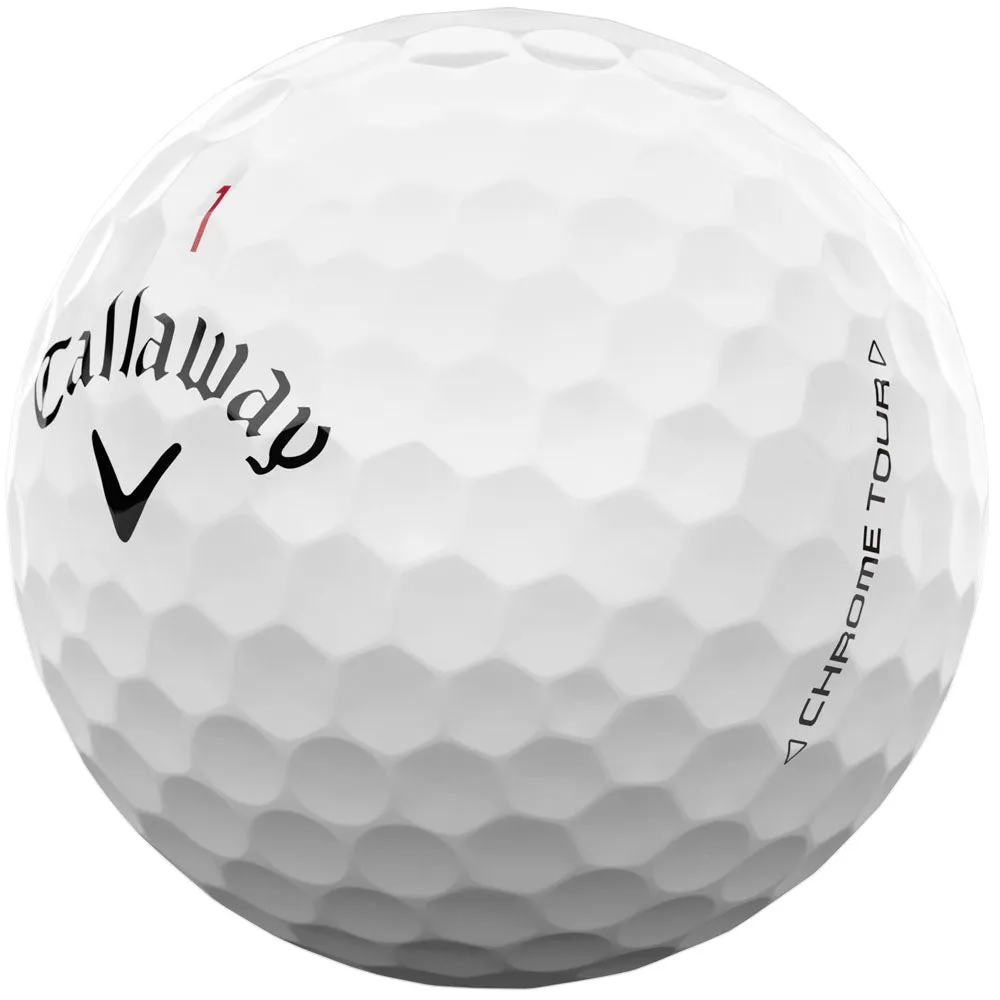 Callaway Chrome Tour Golf Balls - White - 12 Pack