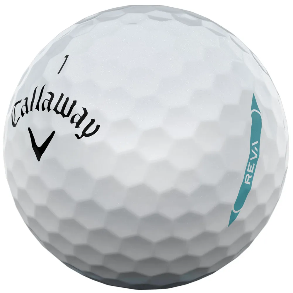 Callaway Reva Ladies Golf Balls - White - 12 Pack