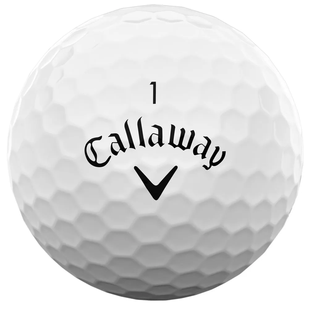 Callaway Supersoft Golf Balls - White - Personalised Logo