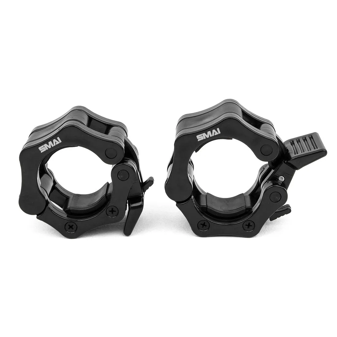 Competition Bumper Plate Set with Barbell - 120kg Smai