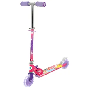 Disney Princess Folding 2-Wheel Inline Scooter with Light Up Wheels