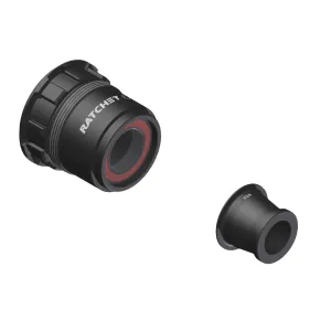 DT Swiss Ratchet EXP Freehub Body - SRAM XDR Standard Aluminum Sealed Bearing Kit w/ End Cap 12 x 142 mm