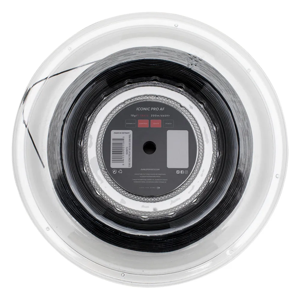 Dunlop Iconic Pro AF 18G Squash String - 200m Reel
