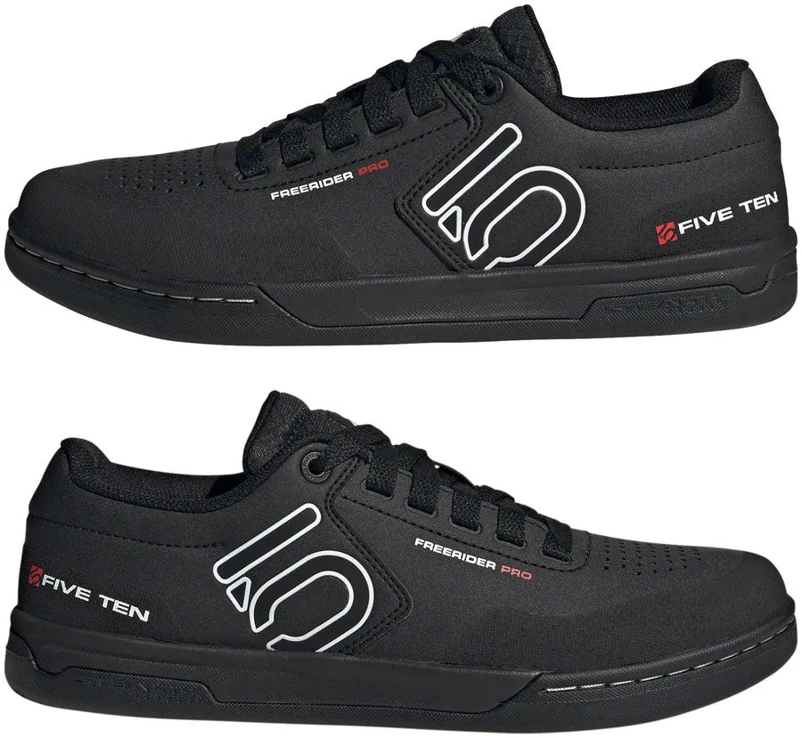 Five Ten Freerider Pro Flat Shoes - Mens Core BLK/FTWR White/FTWR White 15