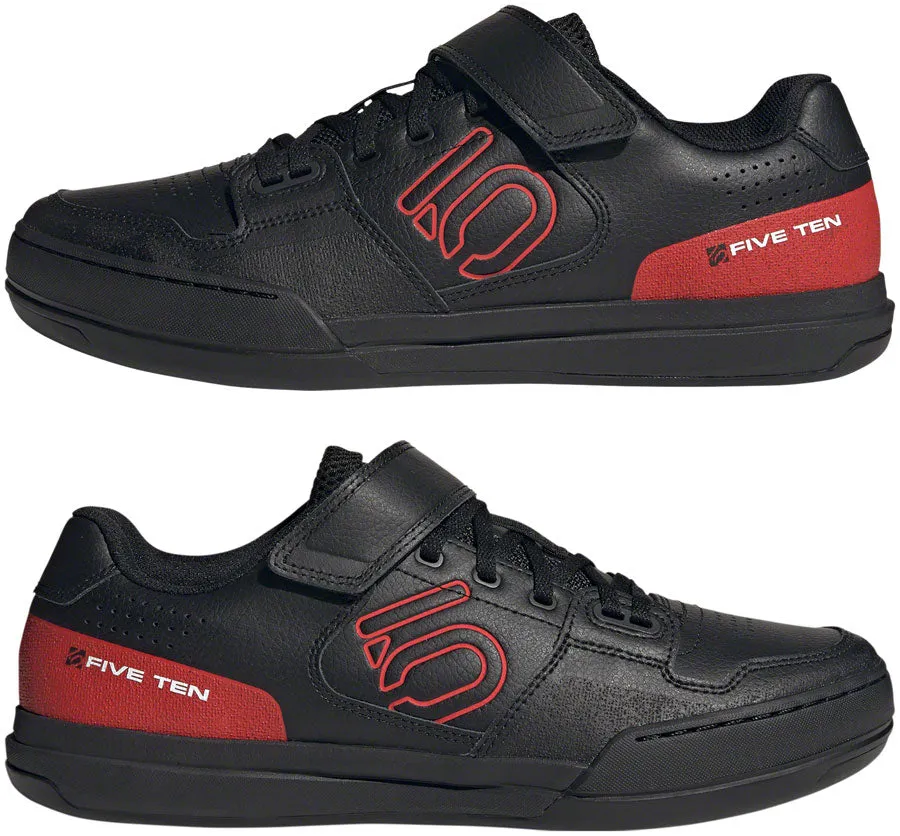 Five Ten Hellcat Mountain Clipless Shoes - Mens Core Black/Red/FTWR White 7
