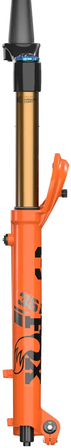 FOX 36 Factory Suspension Fork - 29" 160 mm 15 x 110 mm Kabolt-X 44mm Offset GRIP X Damper 58HT Shiny Orange