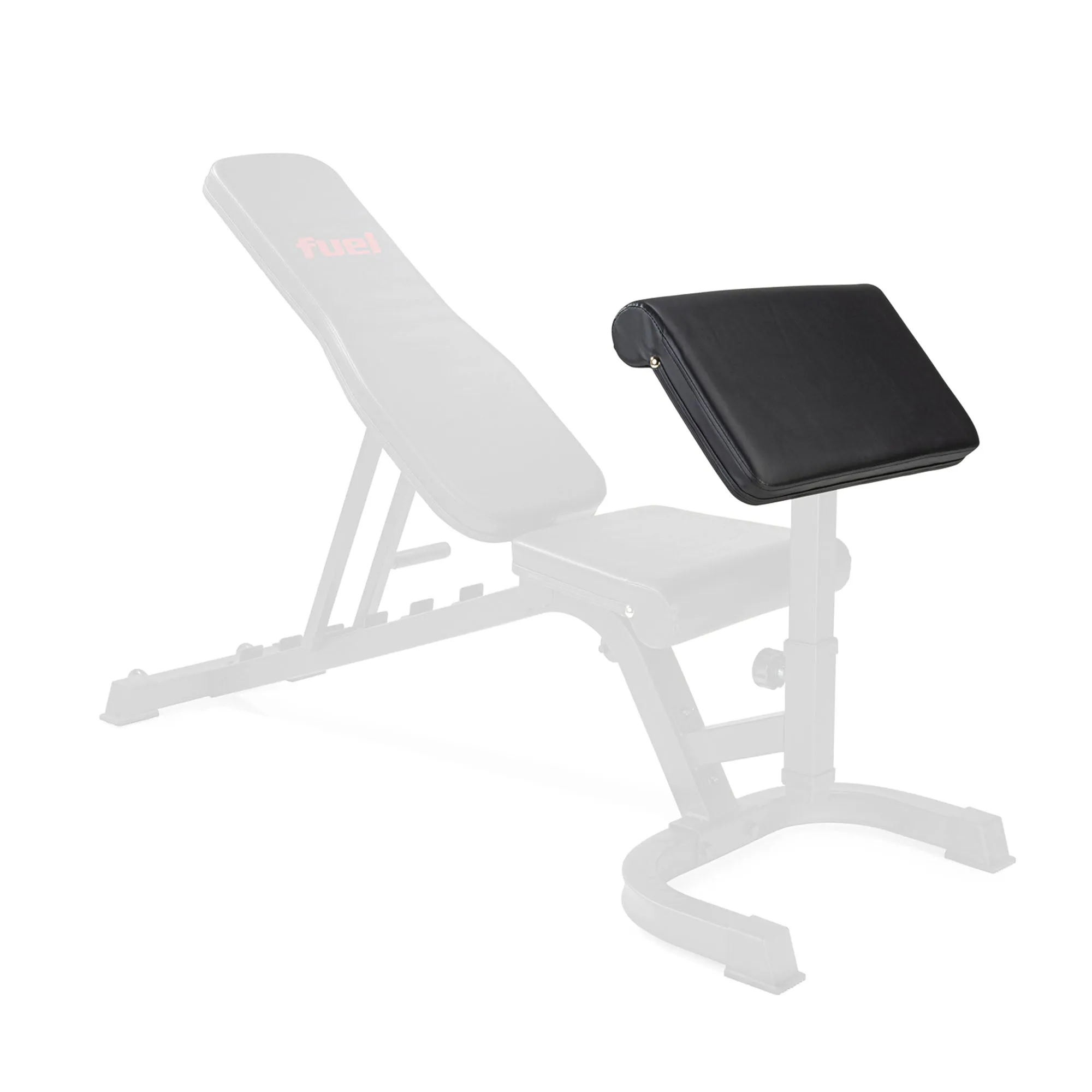 Fuel Fitness FID Weight Bench with Preacher Curl and Leg Developer
