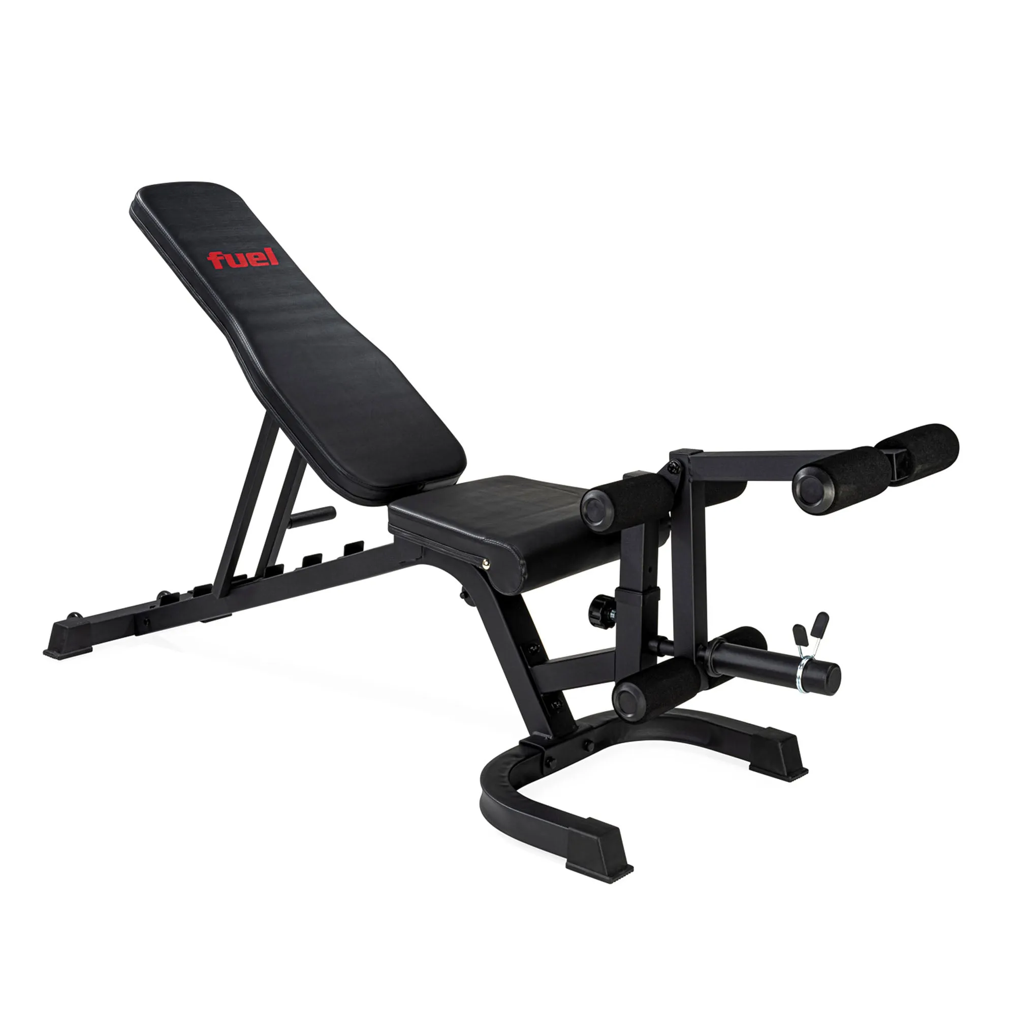 Fuel Fitness FID Weight Bench with Preacher Curl and Leg Developer