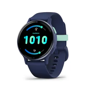 Garmin vivoactive5 Watch Watch Color: Navy Wristband: Navy - Silicone