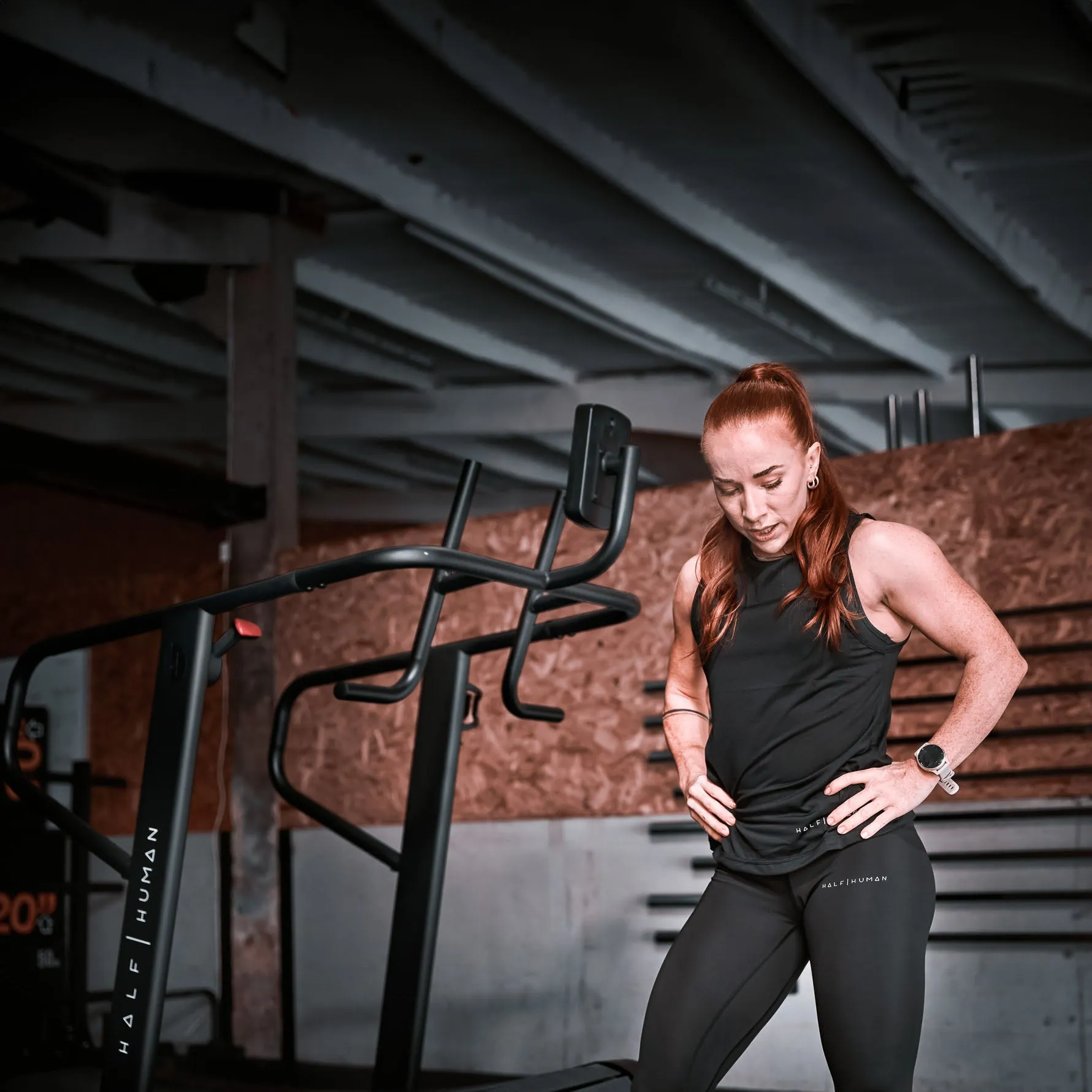 Half Human Curved Non-Motorised Treadmill