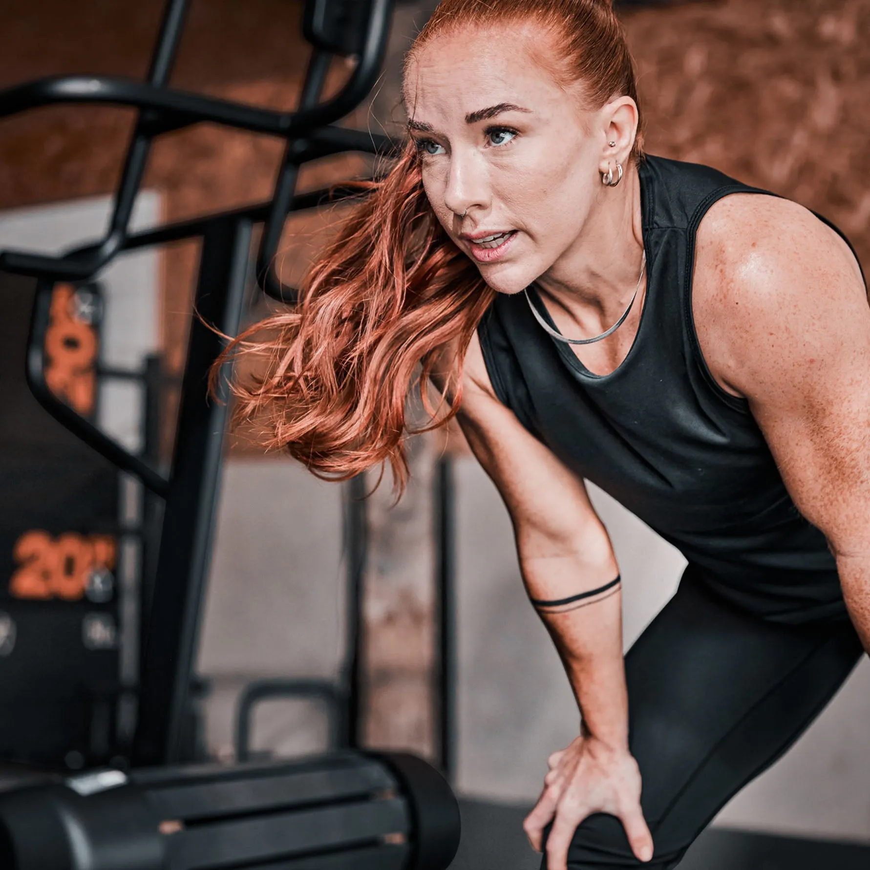 Half Human Curved Non-Motorised Treadmill