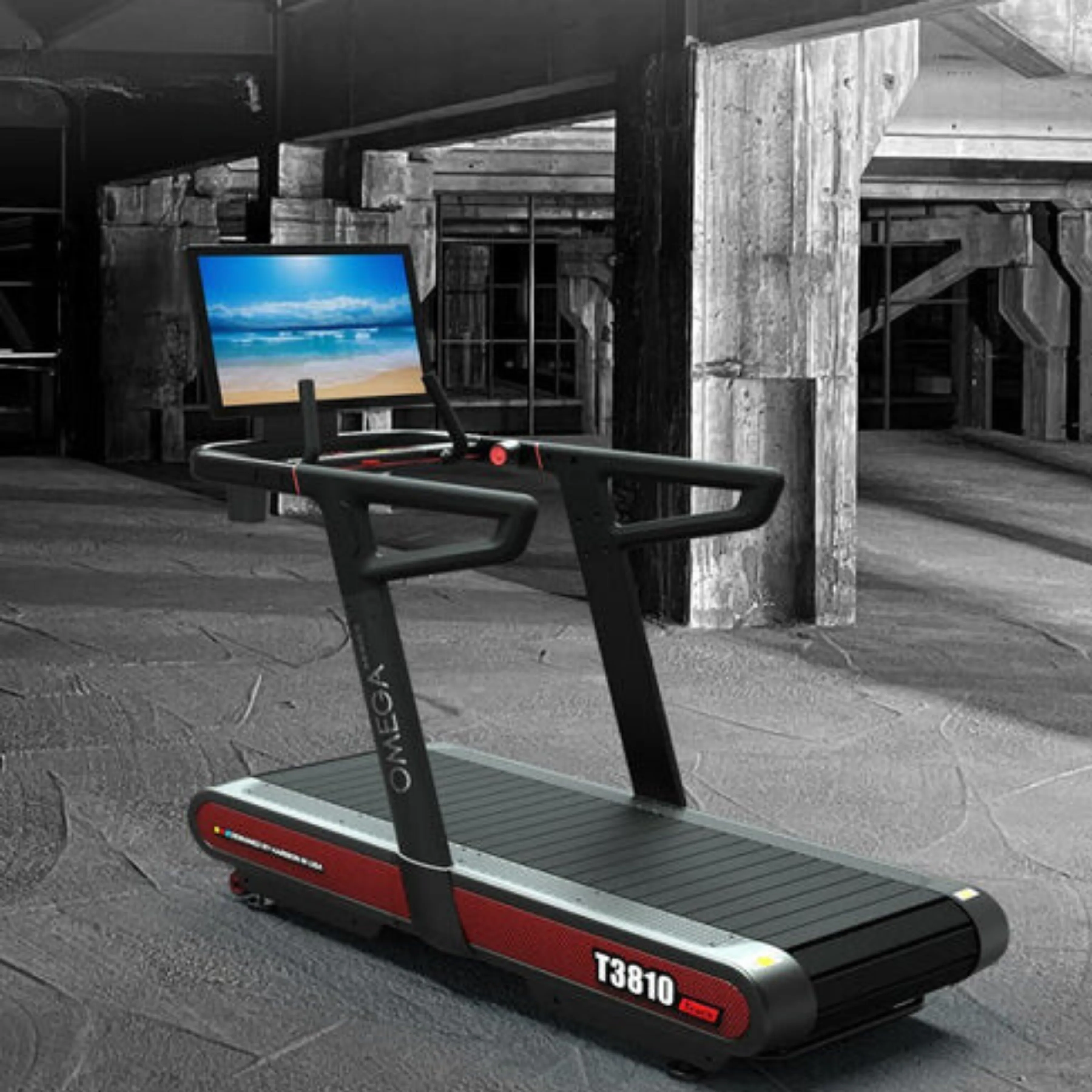 Harison Omega HR-T3810 Track Full-track Intelligent Treadmill - Run   Sled Push   Vibration Plateform (Expo demo stock)