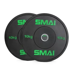 HD Bumper Plates (Pair) - 10kg Smai