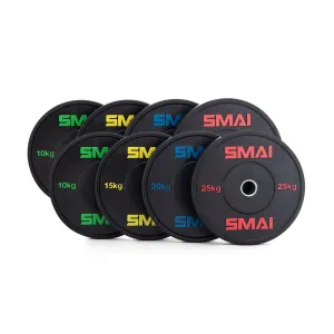 HD Bumper Plates Set - 140kg Mixed Smai