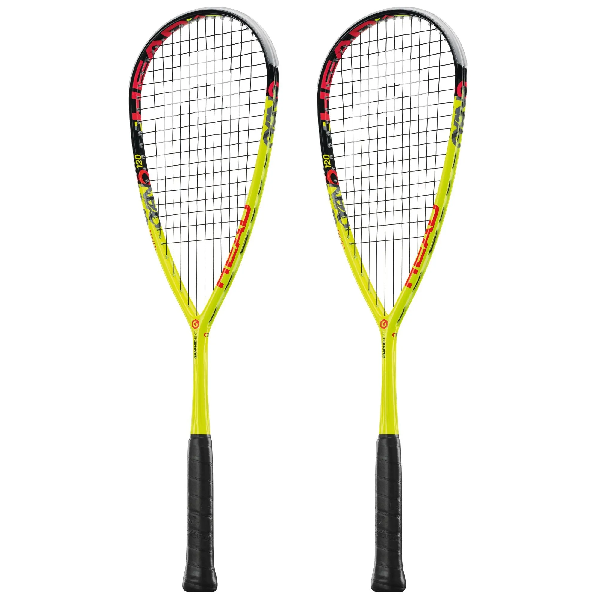 Head Graphene XT Cyano 120 Squash Racket Double Pack