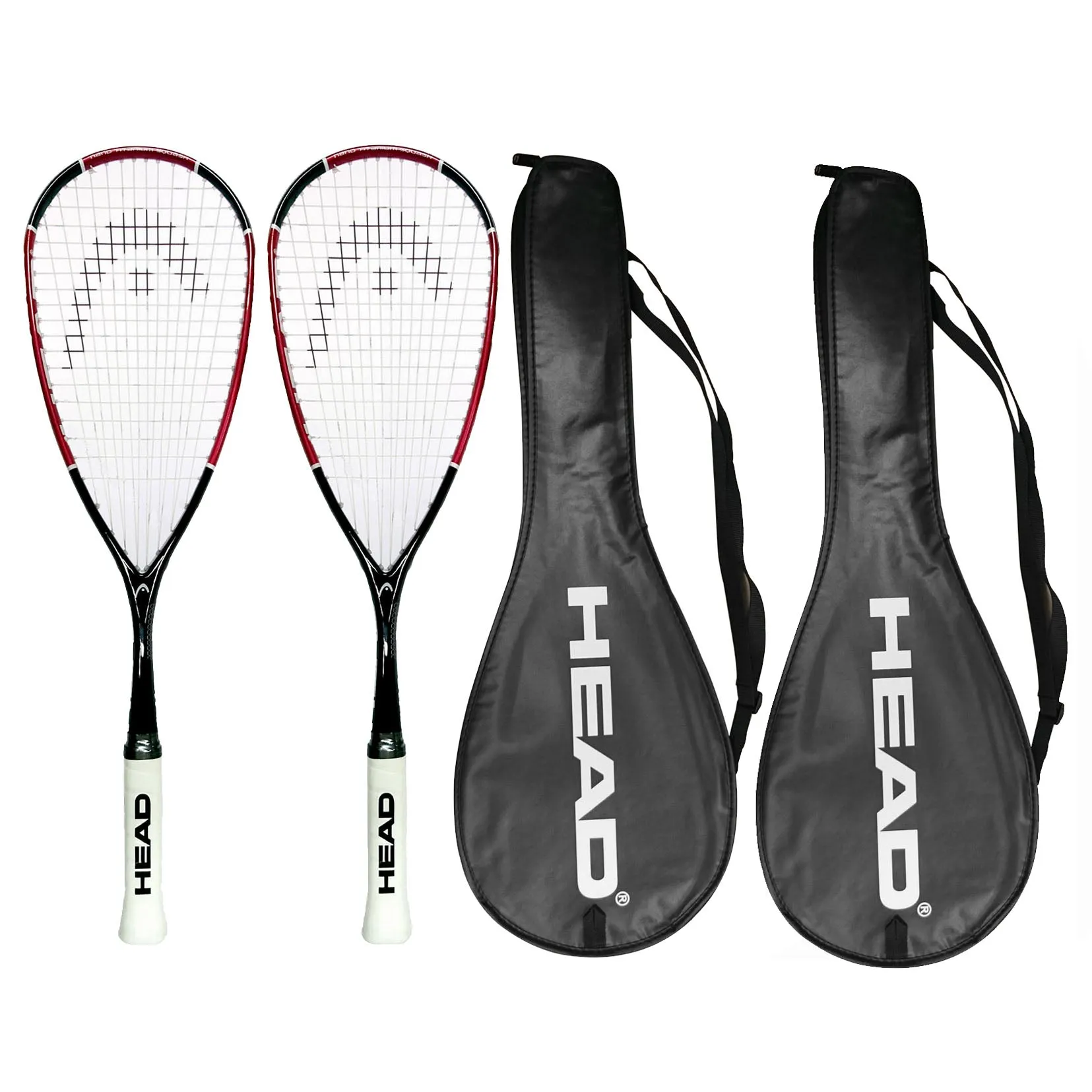 Head Nano Ti110 Squash Racket Double Pack