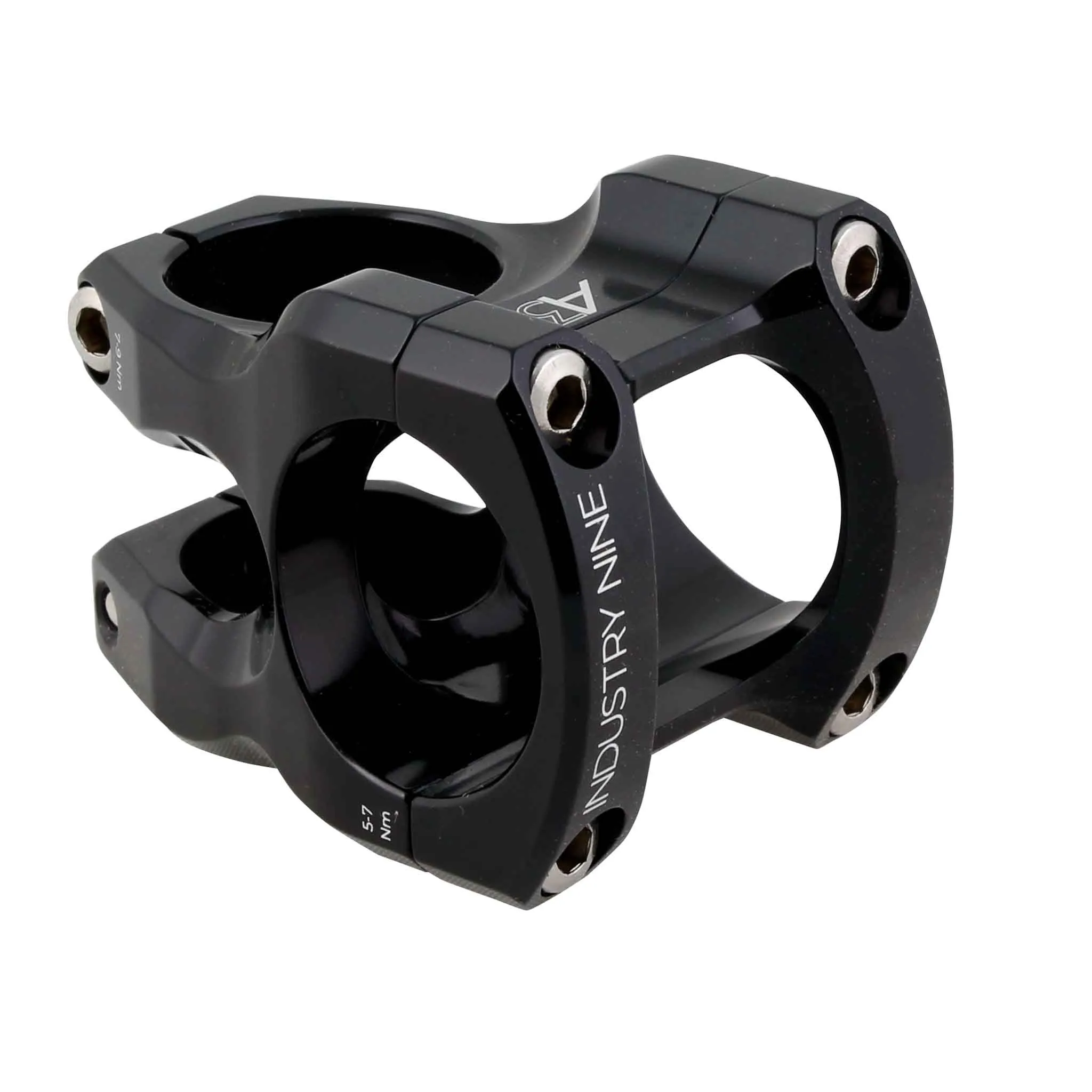 Industry Nine A318 Stem - 40mm 31.8mm Clamp  /-4.4 1 1/8" Aluminum Black
