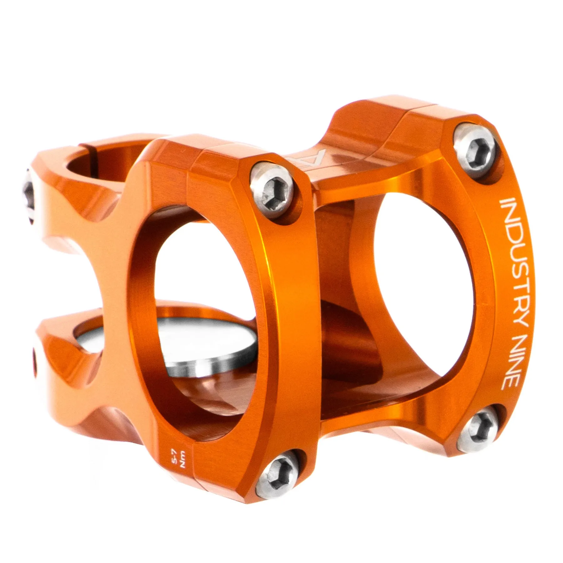 Industry Nine A35 Stem - 32mm 35 Clamp  /-9 1 1/8" Aluminum Orange