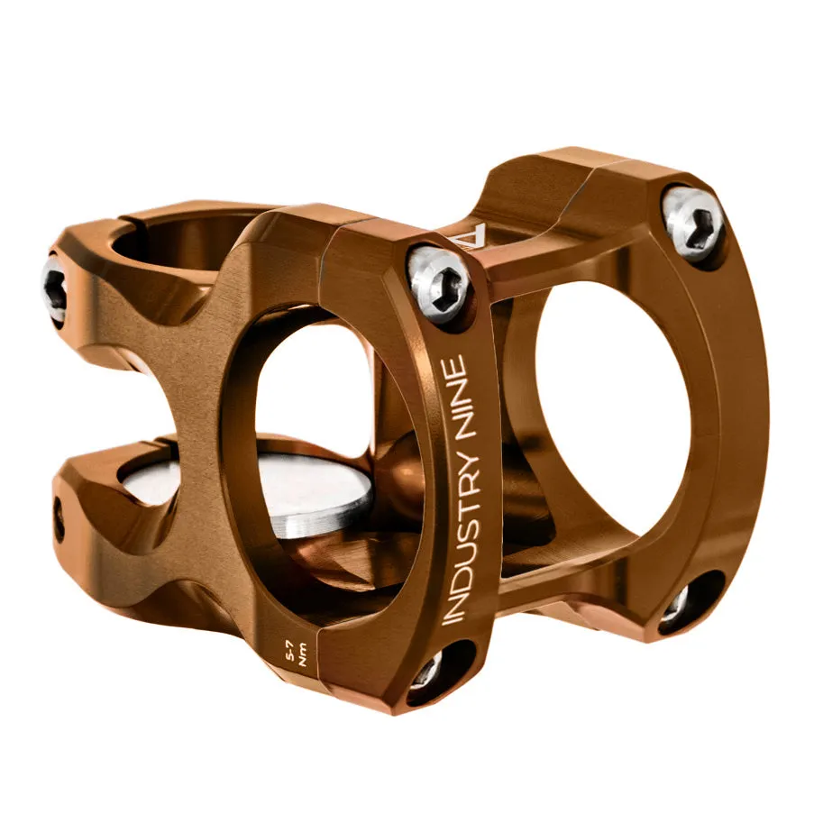 Industry Nine A35 Stem - 40mm 35 Clamp  /-8 1 1/8" Aluminum Bronze