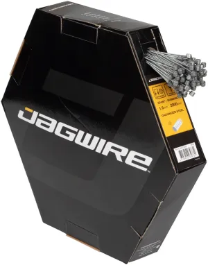 Jagwire Basics Brake Cable - 1.6x2000mm Galvanized SRAM/Shimano MTB Filebox of 100