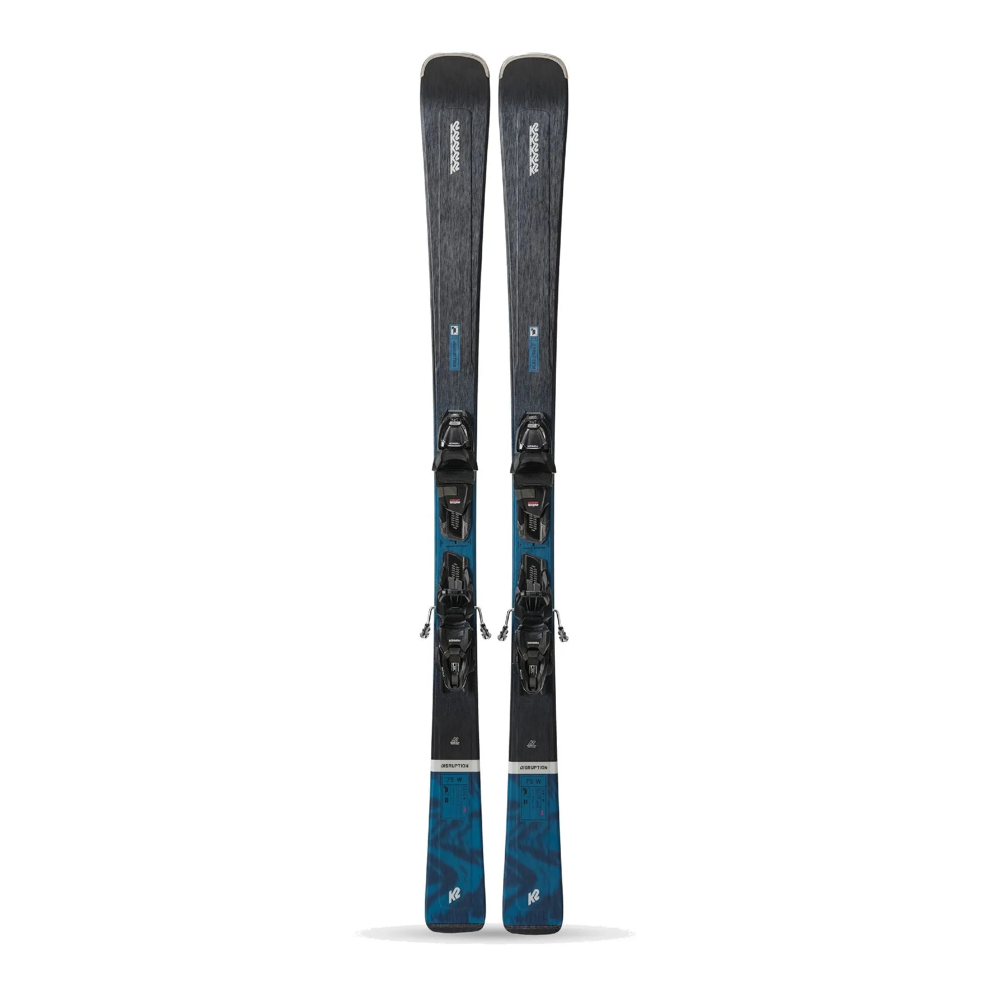 K2 Women's Disruption 75 Skis   QuikClik Bindings