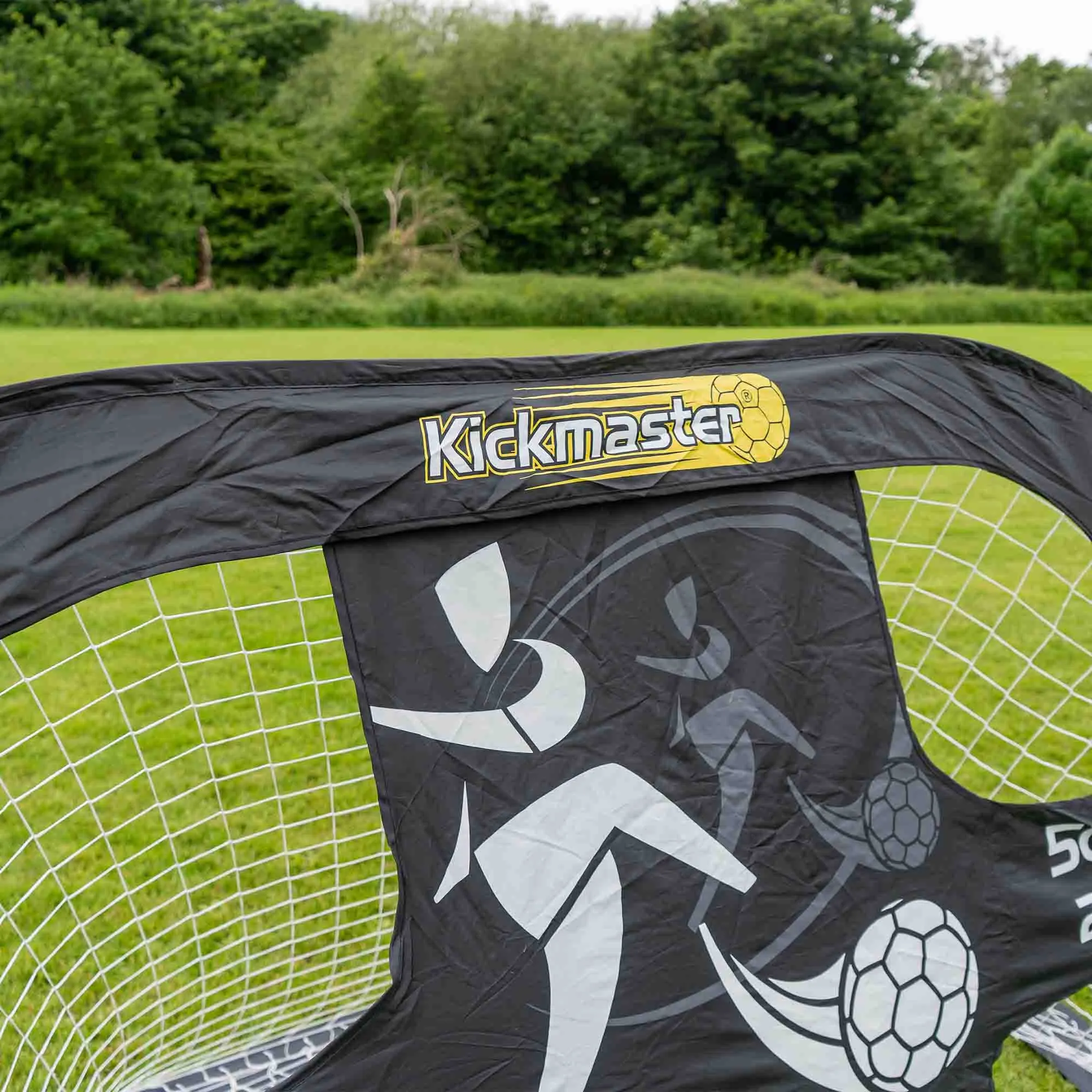Kickmaster Large Quick Up Goal and Target Shot