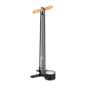 Lezyne Steel Floor Drive 3.5 Pump Flat Gray