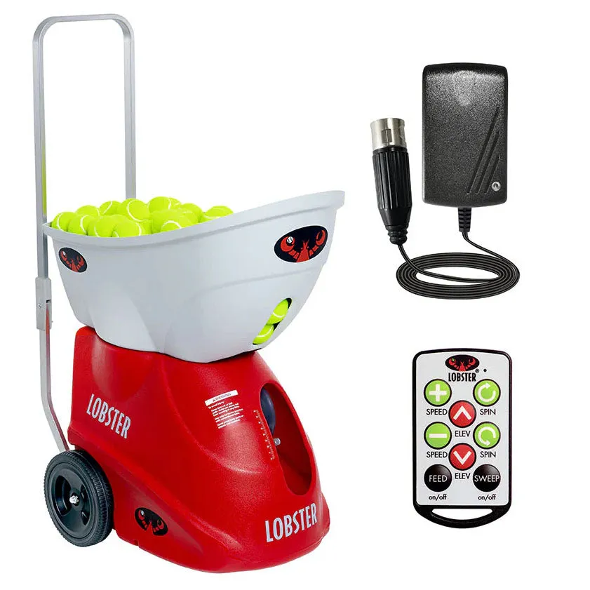 Lobster Elite 2 Tennis Ball Machine - Remote Control