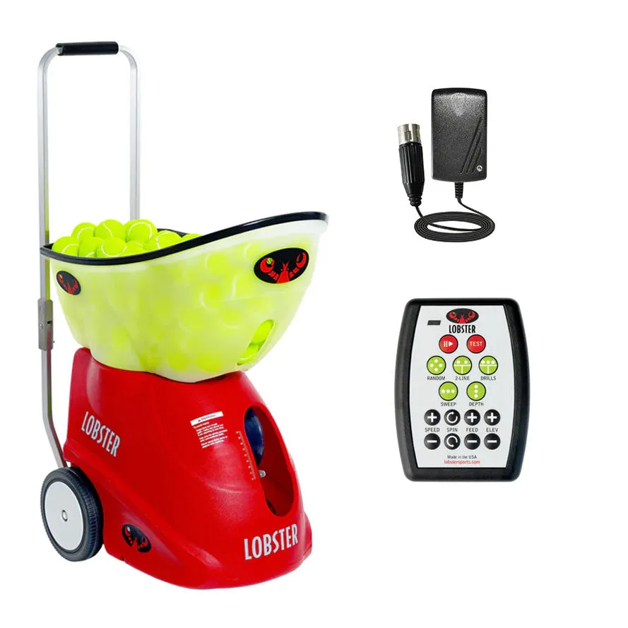 Lobster Elite Grand Slam 4 Tennis Ball Machine with Remote control