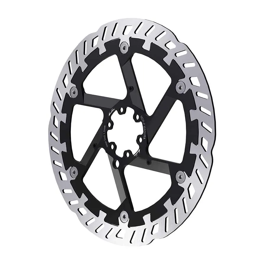 Magura MDR-P Disc Brake Rotor - 220mm 6-Bolt For eBike Silver/Black