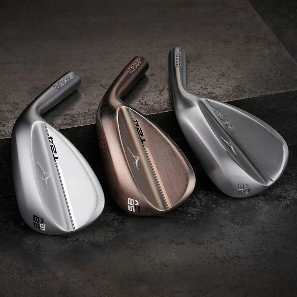 Mizuno T24 White Satin Wedge - Steel