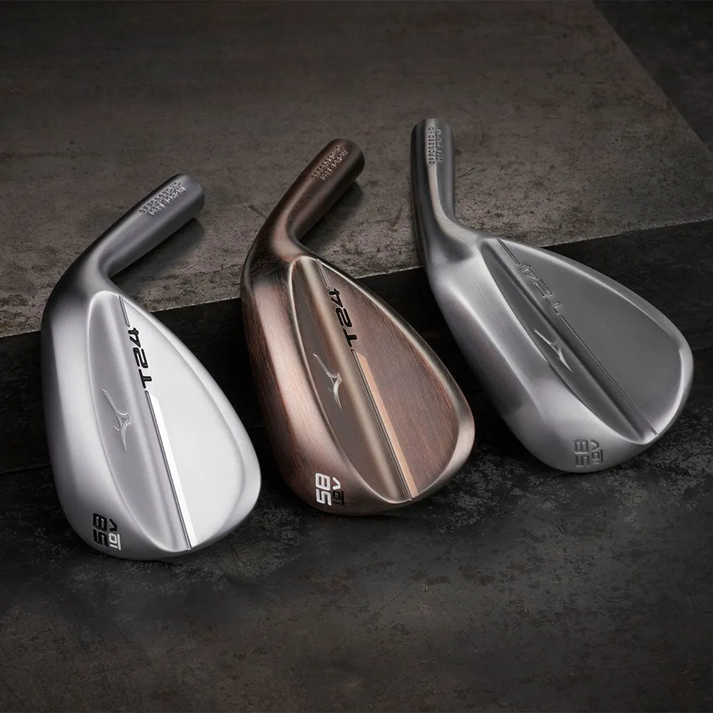 Mizuno T24 White Satin Wedge - Steel