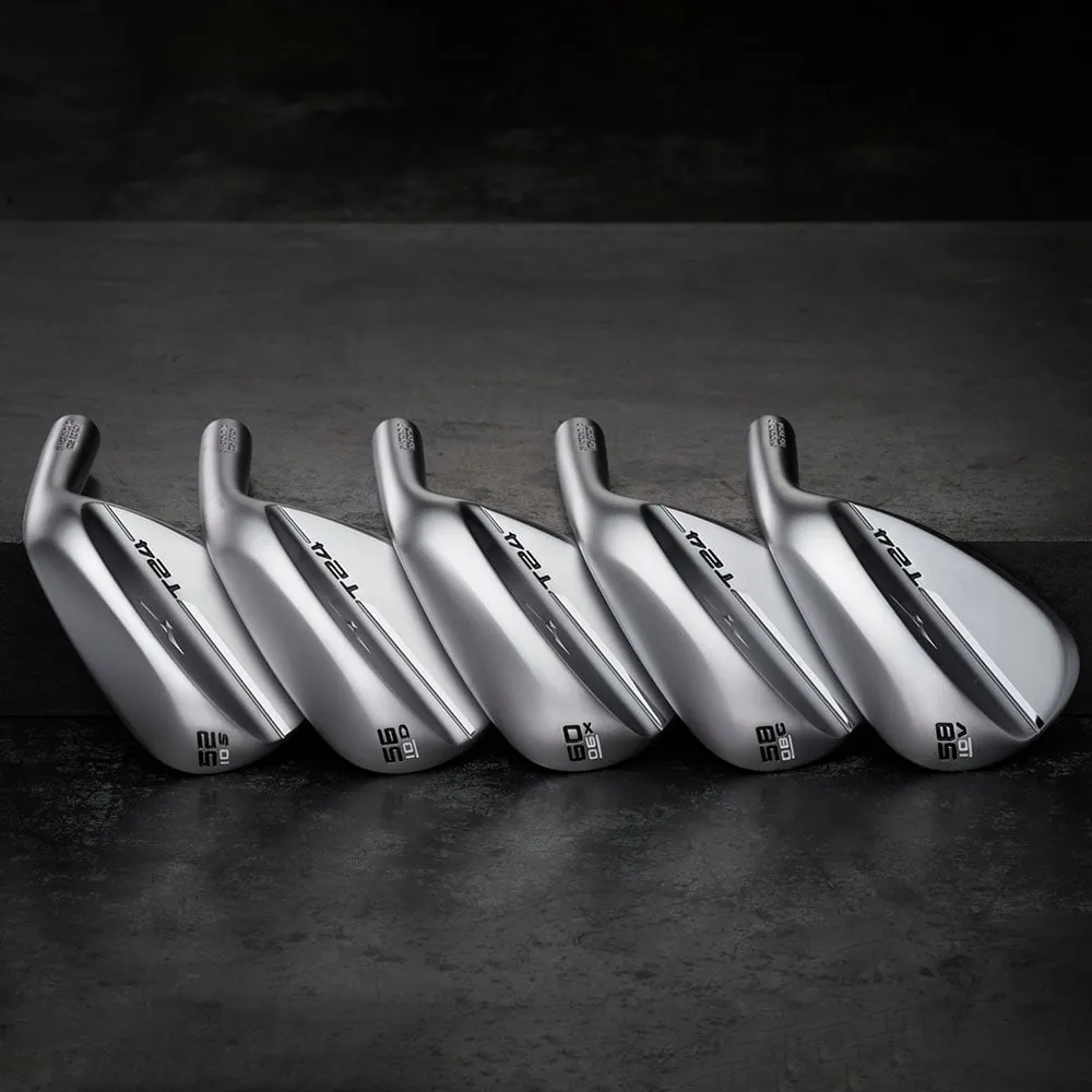 Mizuno T24 White Satin Wedge - Steel
