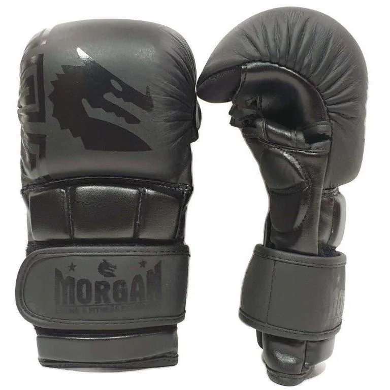 Morgan B2 Bomber Leather Shoto MMA Sparring Gloves