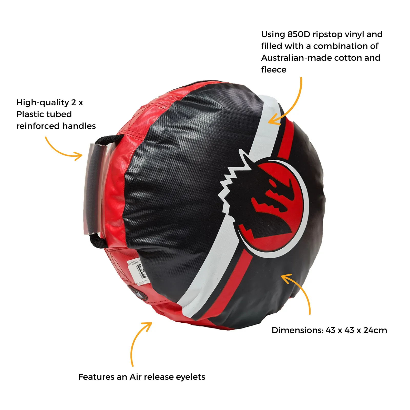 Morgan Classic Rag Filled Round Shield